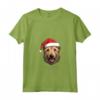Berger Picard - Divertente Motivo Natalizio - Design Semplice Maglietta con Collo a V - Regalo di Natale per Amanti dei Cani