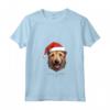 Berger Picard - Divertente Motivo Natalizio - Design Semplice Maglietta con Collo a V - Regalo di Natale per Amanti dei Cani