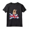 HapTiger Berger Picard Maglietta - UK Flag Dog Lover Apparel for Canine Enthusiasts - Perfect Gift for Dog Owners