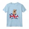 HapTiger Berger Picard Maglietta - UK Flag Dog Lover Apparel for Canine Enthusiasts - Perfect Gift for Dog Owners