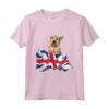 HapTiger Berger Picard Maglietta - UK Flag Dog Lover Apparel for Canine Enthusiasts - Perfect Gift for Dog Owners