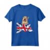 HapTiger Berger Picard Maglietta - UK Flag Dog Lover Apparel for Canine Enthusiasts - Perfect Gift for Dog Owners