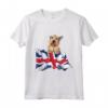 HapTiger Berger Picard Maglietta - UK Flag Dog Lover Apparel for Canine Enthusiasts - Perfect Gift for Dog Owners