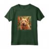 Berger Picard - Dipinto con Fiori da Giardino - Maglietta Cane per Amanti dei Cani - Ideale per Ogni Occasione