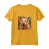 Berger Picard - Dipinto con Fiori da Giardino - Maglietta Cane per Amanti dei Cani - Ideale per Ogni Occasione