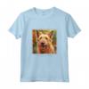 Berger Picard - Dipinto con Fiori da Giardino - Maglietta Cane per Amanti dei Cani - Ideale per Ogni Occasione