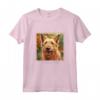 Berger Picard - Dipinto con Fiori da Giardino - Maglietta Cane per Amanti dei Cani - Ideale per Ogni Occasione