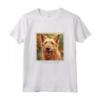 Berger Picard - Dipinto con Fiori da Giardino - Maglietta Cane per Amanti dei Cani - Ideale per Ogni Occasione