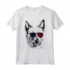 Berger Picard Dog 4 luglio USA Bandiera Maglietta - Regalo per Amanti dei Cani - Ideale per Natale o San Valentino