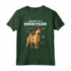 Anatomia Di Un Berger Picard - Maglietta Divertente per Amanti dei Cani - Acquista Online Maglietta Berger Picard