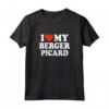 I Love My Berger Picard - Maglietta per Amanti dei Cani Berger Picard - Ideale per Proprietari di Animali