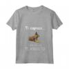 Donna HapTiger Berger Picard Maglietta con Collo a V - Idea Regalo Divertente per Amanti dei Cani