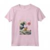 Donna Berger Picard - Kanagawa Wave - Divertente Cane da Surf Maglietta con Collo a V - Regalo per Amanti dei Cani