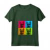 Berger Picard Cane Pop Art - Maglietta Colorata con Collo a V per Amanti dei Cani - Regalo Unico per Natale o Compleanni