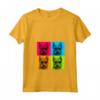 Berger Picard Cane Pop Art - Maglietta Colorata con Collo a V per Amanti dei Cani - Regalo Unico per Natale o Compleanni