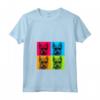 Berger Picard Cane Pop Art - Maglietta Colorata con Collo a V per Amanti dei Cani - Regalo Unico per Natale o Compleanni