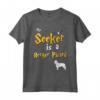 My Seeker is Berger Picard - Maglietta per Amanti dei Cani - Regalo Originale per Proprietari di Berger Picard