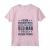 Donna Vecchio con Berger Picard Divertente Maglietta Collo a V - Regalo Natale Compleanno Uomo