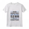 Donna Vecchio con Berger Picard Divertente Maglietta Collo a V - Regalo Natale Compleanno Uomo