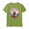 Berger Picard Rainbow Bridge - Decorazione commemorativa con cucciolo di cane Maglietta - Regalo simpatia per amanti dei cani Berger Picard
