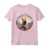 Berger Picard Rainbow Bridge - Decorazione commemorativa con cucciolo di cane Maglietta - Regalo simpatia per amanti dei cani Berger Picard