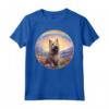 Berger Picard Rainbow Bridge - Decorazione commemorativa con cucciolo di cane Maglietta - Regalo simpatia per amanti dei cani Berger Picard