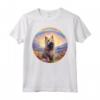 Berger Picard Rainbow Bridge - Decorazione commemorativa con cucciolo di cane Maglietta - Regalo simpatia per amanti dei cani Berger Picard