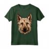 Carino Berger Picard Face Cartoon Puppy Dog Amante Maglietta - Ideale per gli Amanti dei Cani - Regalo Perfetto per Proprietari e Addestratori