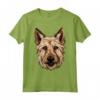 Carino Berger Picard Face Cartoon Puppy Dog Amante Maglietta - Ideale per gli Amanti dei Cani - Regalo Perfetto per Proprietari e Addestratori