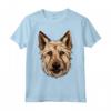 Carino Berger Picard Face Cartoon Puppy Dog Amante Maglietta - Ideale per gli Amanti dei Cani - Regalo Perfetto per Proprietari e Addestratori