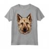 Carino Berger Picard Face Cartoon Puppy Dog Amante Maglietta - Ideale per gli Amanti dei Cani - Regalo Perfetto per Proprietari e Addestratori