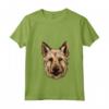 Carino Berger Picard Face Cartoon Puppy Dog Amante Maglietta con Collo a V - Ideale per Addestratori e Amanti dei Cani Berger Picard
