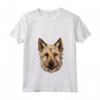 Carino Berger Picard Face Cartoon Puppy Dog Amante Maglietta con Collo a V - Ideale per Addestratori e Amanti dei Cani Berger Picard