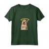 HapTiger Berger Picard Maglietta - Man's Best Friend T-Shirt for Dog Lovers - Perfect Gift for Grandparents, Parents, and Religious Individuals