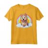 Carino Berger Picard Rainbow Cloud Kawaii Cucciolo di Cane Maglietta - Felicità tra le Nuvole - Regalo per Amanti dei Cani Berger Picard