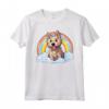 Carino Berger Picard Rainbow Cloud Kawaii Cucciolo di Cane Maglietta - Felicità tra le Nuvole - Regalo per Amanti dei Cani Berger Picard