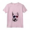 Donna Berger Picard Dog 4 luglio America USA Bandiera Maglietta con Collo a V - Regalo Unico per Proprietari di Cani - Ideale per Natale o Compleanni