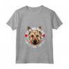Funny Berger Picard - Cucciolo di Cane con Cuori che Rubano Scoregge Maglietta - Regalo Divertente per Amanti dei Cani Berger Picard