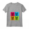 Berger Picard - Maglietta Pop Art Colorata con Collo a V - Regalo per Amanti dei Cani - Ideale per Natale, Compleanni o San Valentino