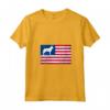 Donna Berger Picard Dog 4 luglio Bandiera Americana Patriottica Maglietta con Collo a V - Celebrate il 4 luglio in Stile con il Tuo Berger Picard