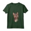 Donna Berger De Picardie | T-shirt Cartoon französischer Schäferhund con Collo a V - Ideale per gli Amanti dei Cani