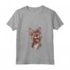 Donna Berger De Picardie | T-shirt Cartoon französischer Schäferhund con Collo a V - Ideale per gli Amanti dei Cani