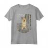 Camo American Flag Berger Picard 4th Of July USA Maglietta per Cani - Regalo Divertente per Amanti dei Cani - Acquista Online