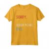 Sorry Can't Berger Picard Bye - Maglietta Divertente per Amanti di Berger Picard - Regalo per Festa del Papà, Mamma, Natale
