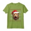 Berger Picard, Cappello di Babbo Natale Divertente per Cane Mamma Papà - Maglietta Regalo Natale per Amanti dei Cani