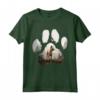Mountain Paw Design Berger Picard - Cane Mamma Papà Maglietta - Regalo Perfetto per Amanti dei Cani - Leggera e Resistente