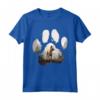 Mountain Paw Design Berger Picard - Cane Mamma Papà Maglietta - Regalo Perfetto per Amanti dei Cani - Leggera e Resistente