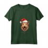 Berger Picard - Divertente Maglietta Natalizia con Babbo Natale - Regalo Perfetto per Amanti dei Cani