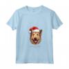 Berger Picard - Divertente Maglietta Natalizia con Babbo Natale - Regalo Perfetto per Amanti dei Cani