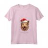 Berger Picard - Divertente Maglietta Natalizia con Babbo Natale - Regalo Perfetto per Amanti dei Cani